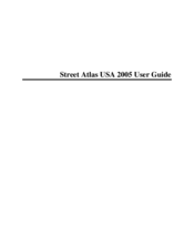 Apache Street Atlas USA 2005 User Manual