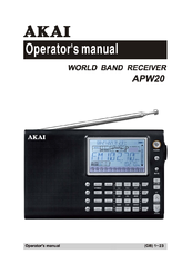 Akai APW20 Operator's Manual