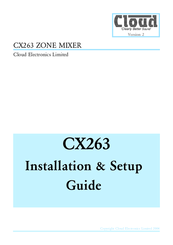 Cloud CX263 Installation & Setup Manual