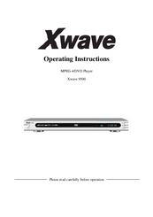 XWave 9300 Operating Instructions Manual