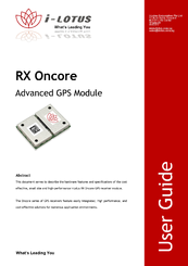 i-Lotus RX Oncore User Manual