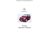 Mercedes-Benz M-class ML 320 Operator's Manual
