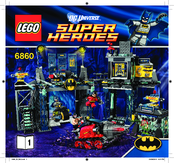 LEGO dc universe super heroes 6860 Instructions For Use Manual