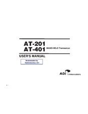ADI AT-201 User Manual