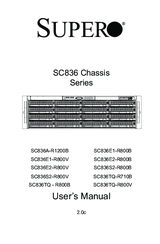 Supero SC836A-R1200B SC836E1-R800BSC836E1-R800V User Manual