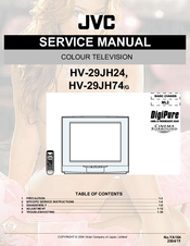 JVC HV-29JH74G Service Manual
