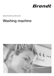 Brandt Washing machine Manual For Installation & Use