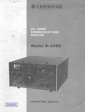 Kenwood R-599D Operating Manual