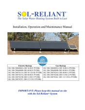 Sol-Reliant OG 300-2007025A Installation, Operation And Maintenance Manual