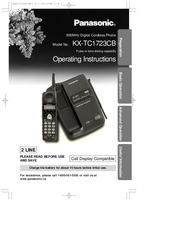 Panasonic KX-TC1723CB Operating Instructions Manual