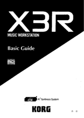 Korg X3R Basic Manual