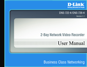 D-Link DNS-726-4 - Network Video Recorder Standalone DVR User Manual