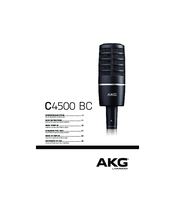 AKG C4500 BC User Instructions