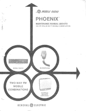 GE LBI31072 Phoenix Maintenance Manual