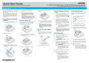 Casio SE-G1 Quick Start Manual