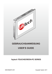 Faytech TOUCHSCREEN-PC SERIES User Manual