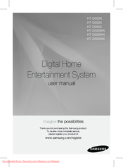 Samsung HT-D555K User Manual