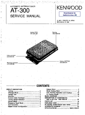 Kenwood AT-300 Service Manual