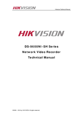 HIKVISION DS-9600NI-SH Series Technical Manual