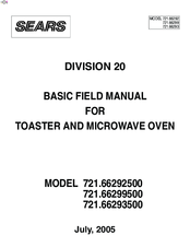 Sears DIVISION 20 721.66293500 Field Manual