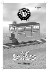 Lionel Railroad Speeder Owner's Manual