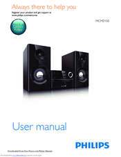 Philips MCM2150 User Manual