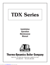 Thermo Dynamics TDX-125 Installation And Operating Manual
