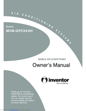 INVENTOR MOB-GPC09AH Owner's Manual
