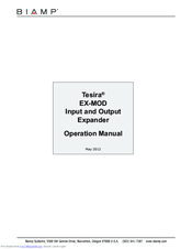 Tesira EX-MOD Operation Manual