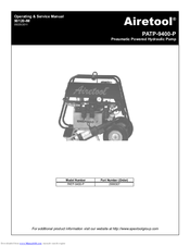 Airetool PATP-9400-P Operating & Service Manual