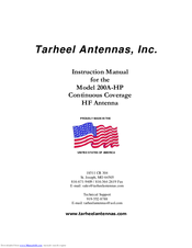 Tarheel Antennas 200A-HP Instruction Manual