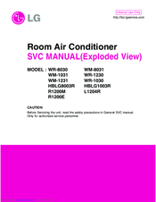 LG WM-8031 Service Manual