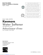 Kenmore 625.75126 Use & Care Manual