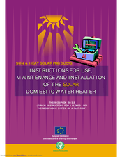 SUN&HEAT THERMOSIPHON 150/2.5 Maintenance And Installation Manual
