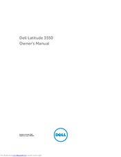 Dell :atitude 3550 Owner's Manual