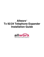 Allworx Tx 92/24 Installation Manual