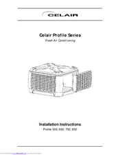 Celair 850 Installation Instructions Manual