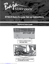 Baja motorsports RT50-R Retro Setup Instructions
