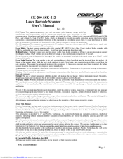 POSIFLEX SK-212 User Manual