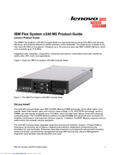 IBM Flex System x240 M5 Product Manual