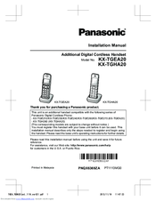 Panasonic Kx Tgea20 Manuals Manualslib