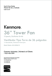 Kenmore 405.34036310 Use & Care Manual