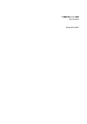 Chroma C4-DSP User Manual