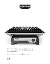 Downtown Grill Electric Hibachi Safety Instructions And Operator's Manual