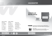 Waterco Aquamaster Installation And Operation Manual
