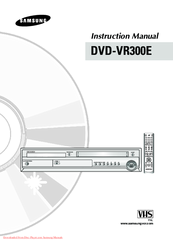 Samsung DVD-VR300E Instruction Manual