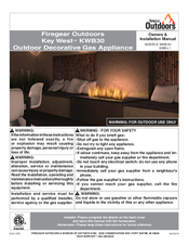 Firegear Key West KWB30-L1 User Manual