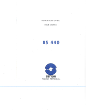 Setton RS 440 Instructions Of Use