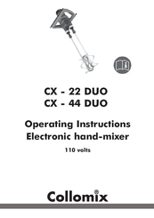 Collomix CX - 22 DUO Operating Instructions