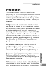 WizCom Technologies Quicktionary-II User Manual